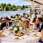 Henley Regatta hospitality Thursday, Boaters Enclosure marquee