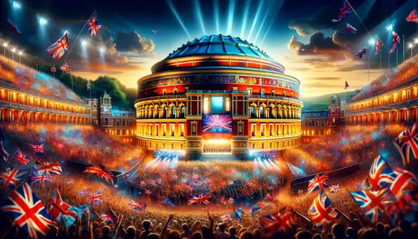 Last night of the proms private box