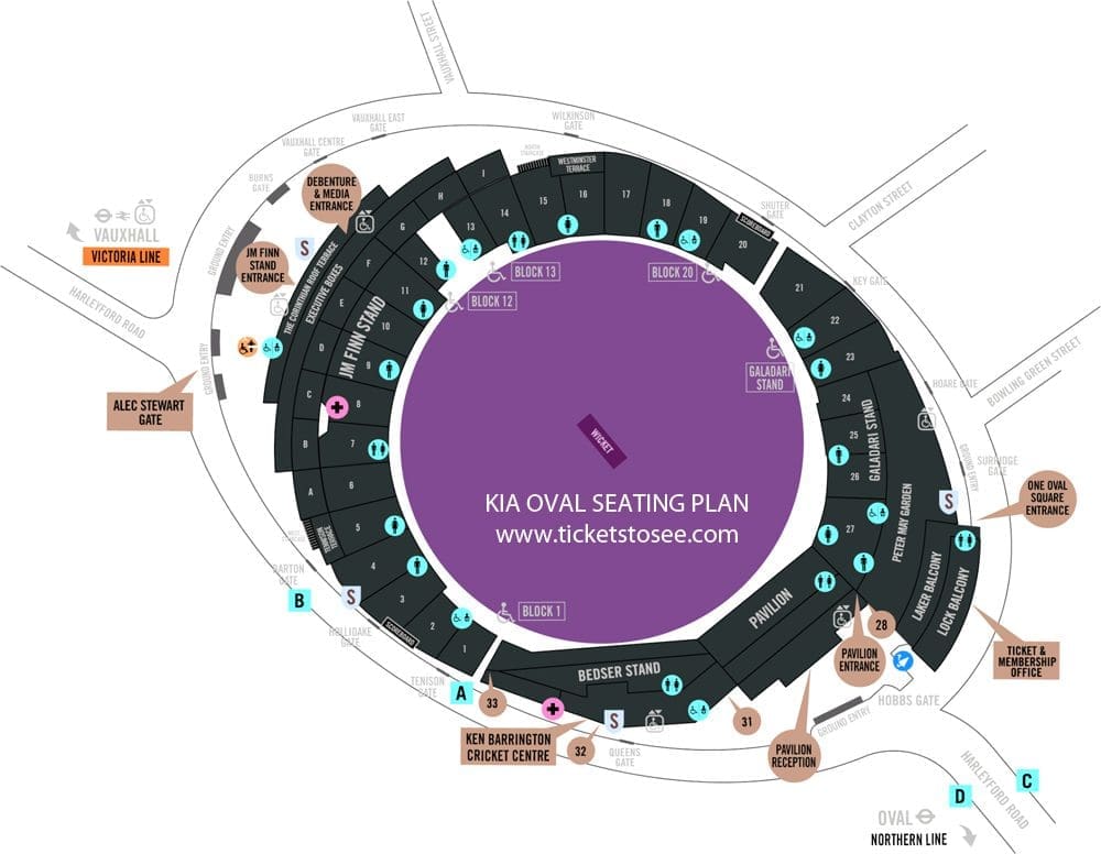 The Skating Oval Seating Plan