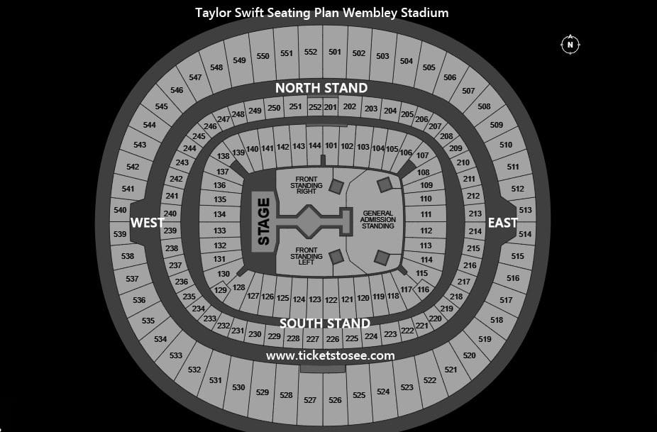 Taylor Swift Tickets In London Wembley Stadium, Friday 21/6/24